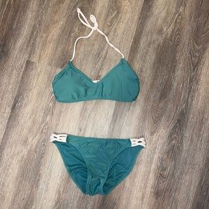 Green Swimsuit Set